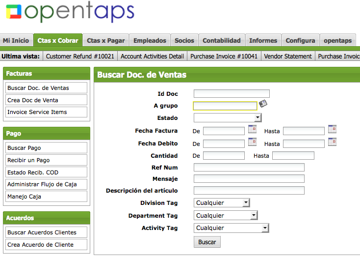 opentaps-financials-spanish