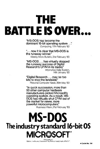 MS-DOS Emerges, courtesy RegMedia.co.uk
